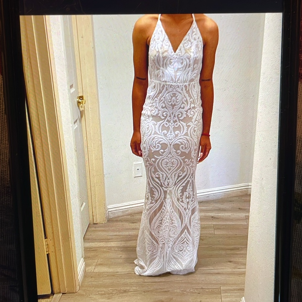 A Sequin Gown By Windsor - image 1